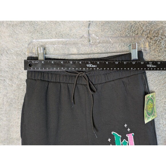 Wicked Elphaba Glinda Embroidered Sequins Black Jogger Sweatpants XXS NWT - Picture 3 of 9